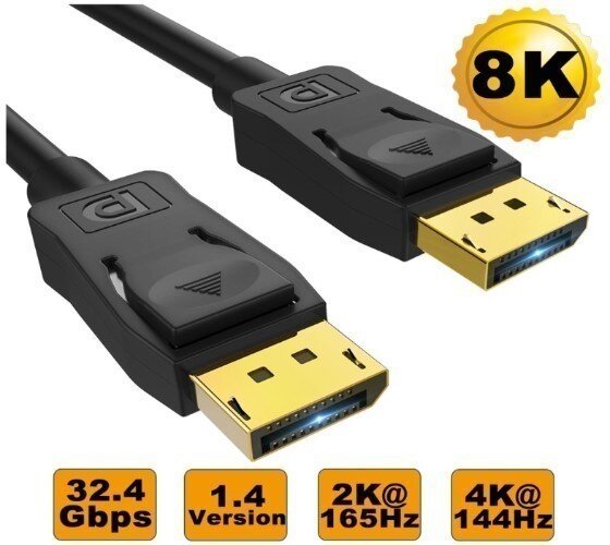 8Ware 1m Ultra 8K DisplayPort to DisplayPort Cable-preview.jpg